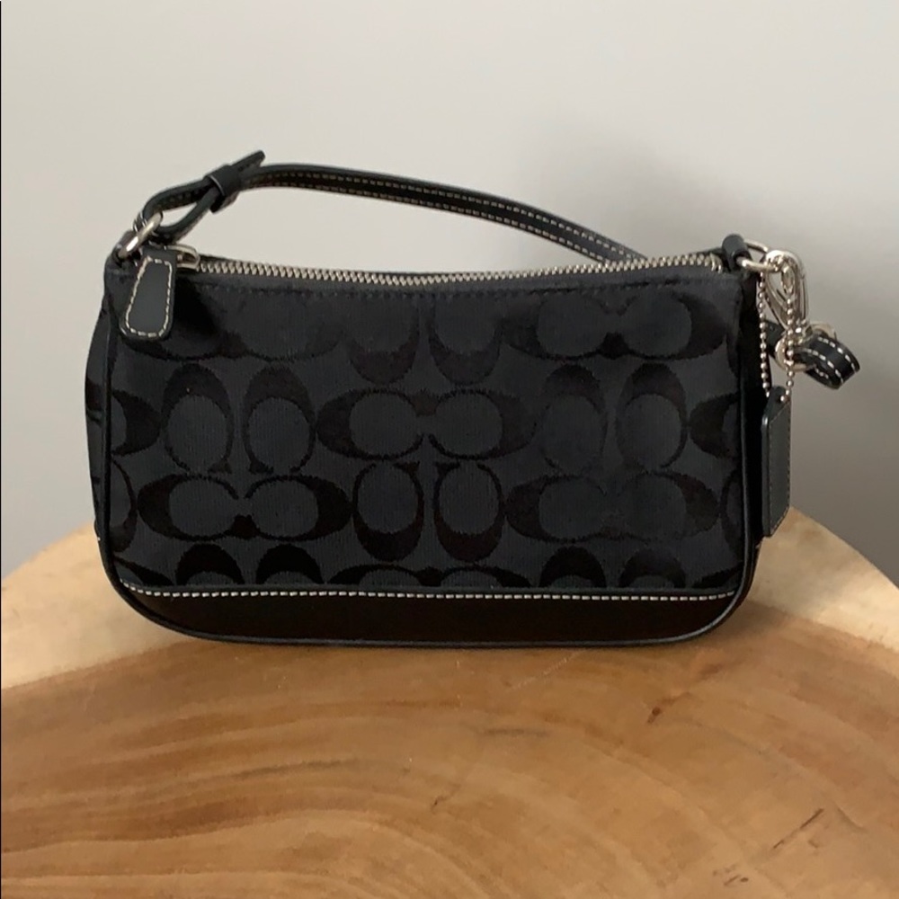 Authentic Coach canvas and leather purse